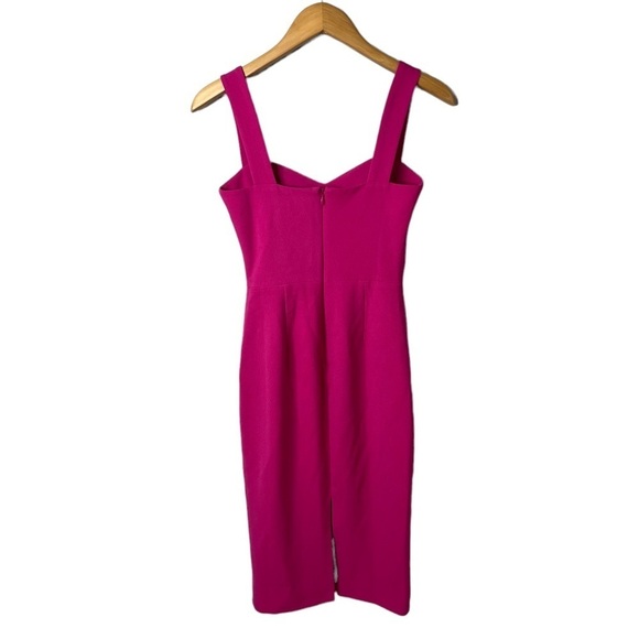 Dress The Population Nicole Sweetheart Neck Sheath Dress Fuchsia Size XXS - Picture 4 of 10